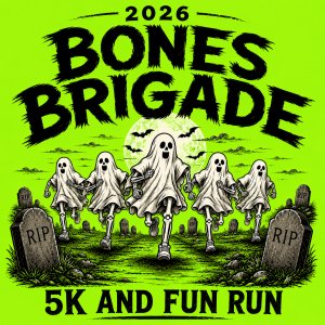 2026 Bones Brigade 5k & Fun Run/Walk Logo