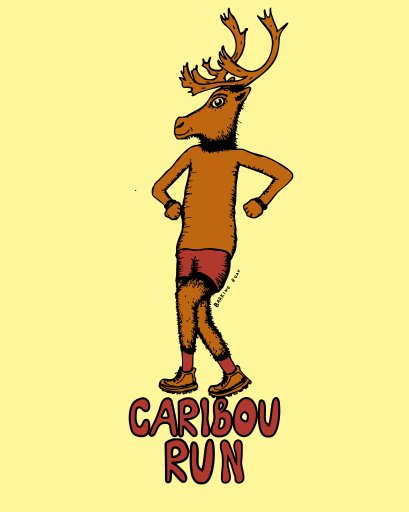 2026 Caribou Fun Run Logo