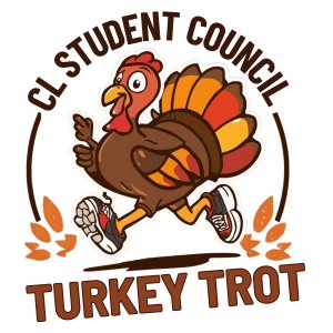 2026 Central Lyon Student Council Turkey Trot Logo
