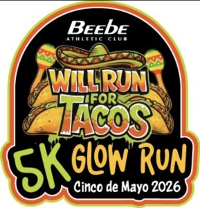 2026 Cinco De Mayo 5K GLOW RUN Logo