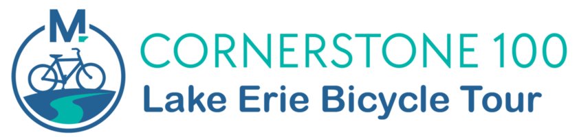 2026 Cornerstone 100 Lake Erie Bicycle Tour Logo