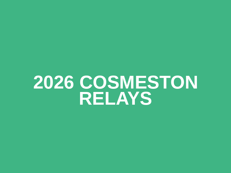 2026 Cosmeston Relays Logo