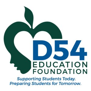 2027 D54 Education Foundation Run to Read Logo