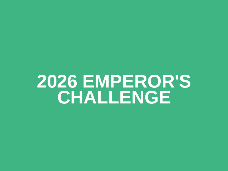 2026 Emperor's Challenge Logo