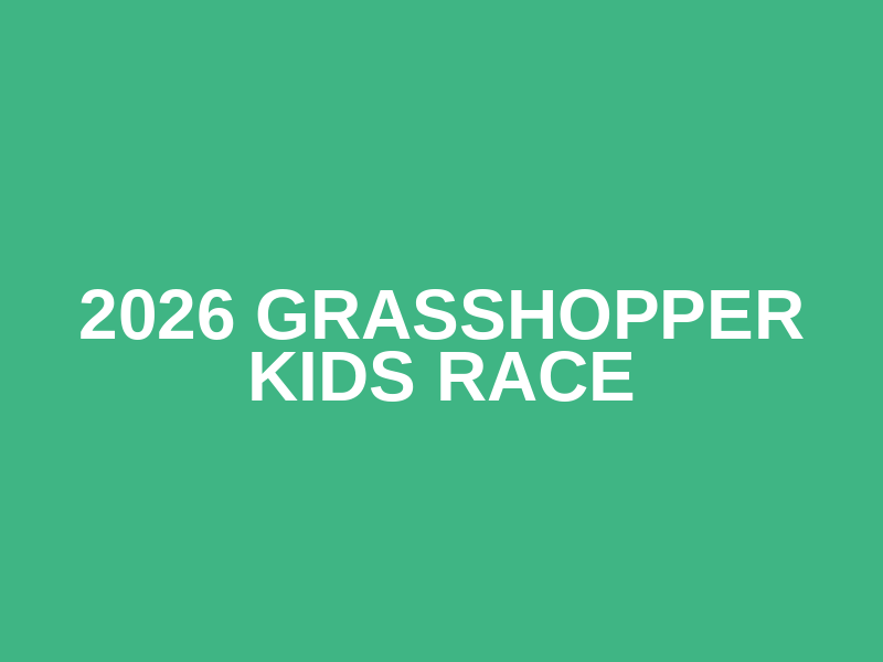 2026 Grasshopper Kids Race Logo