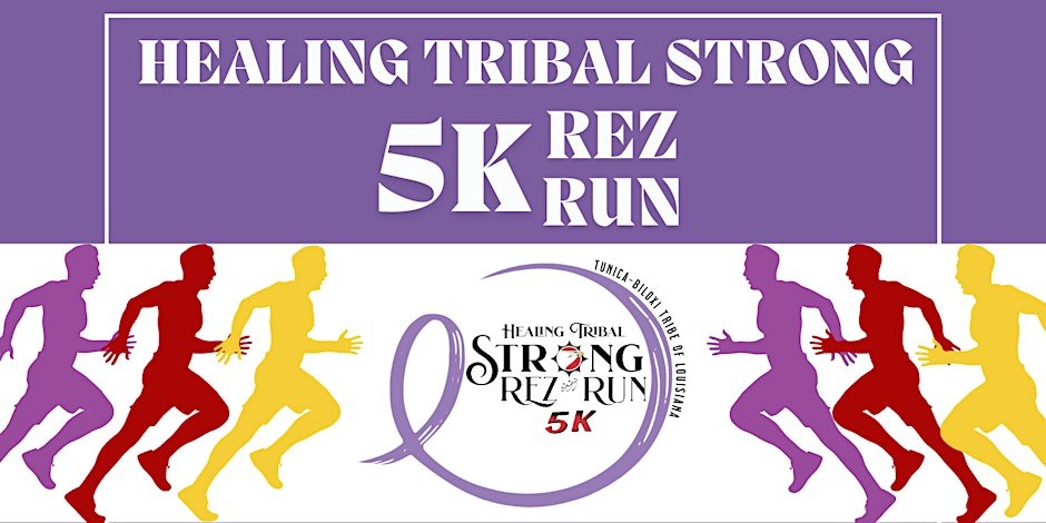 2026 Healing Tribal Strong 5K Runner Registration Logo