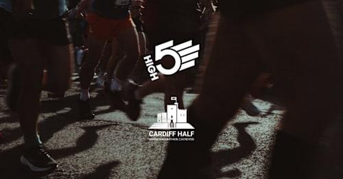 2026 HIGH5 x Cardiff Half Shakeout Run Logo