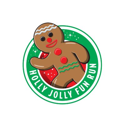 2026 Holly Jolly Fun Run Logo