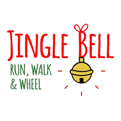 2026 Jingle Bell Run, Walk & Wheel Logo
