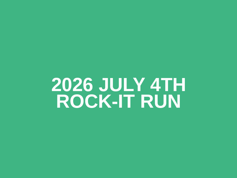 2026 July 4th ROCK-It RUN Logo