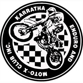 2026 Karratha Enduro & Motocross Club Night Round Logo