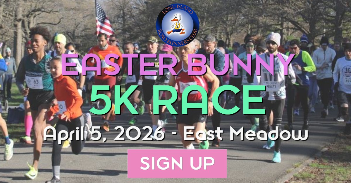 2026 LIRRC Ducks Easter Bunny 5K Run/Walk Logo