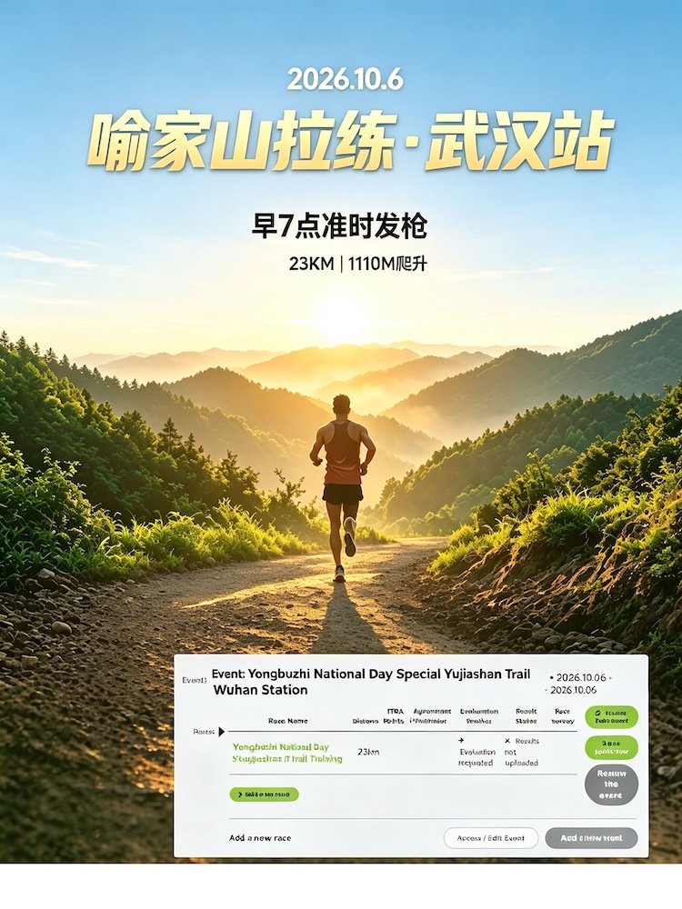 Never Stop & National Day Special - Yujia Mountain Training Run (Wuhan Station) 2026 (2026永不止&国庆特供・喻家山拉练（武汉站）)