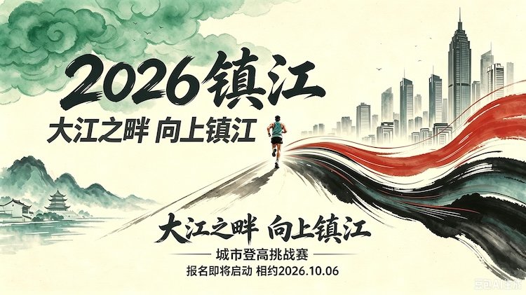 Zhenjiang Vertical Marathon Challenge 2026 - 3rd Edition (2026镇江第三届垂直马拉松挑战赛) Logo
