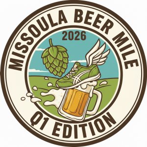 2026 Missoula Beer Mile Series - Q1 Edition Logo