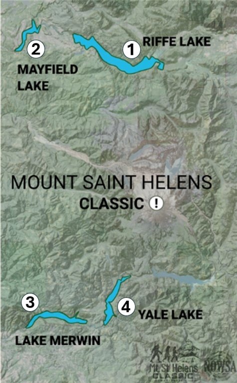 2026 Mount St Helens Classic-Kayakers & Volunteers Logo