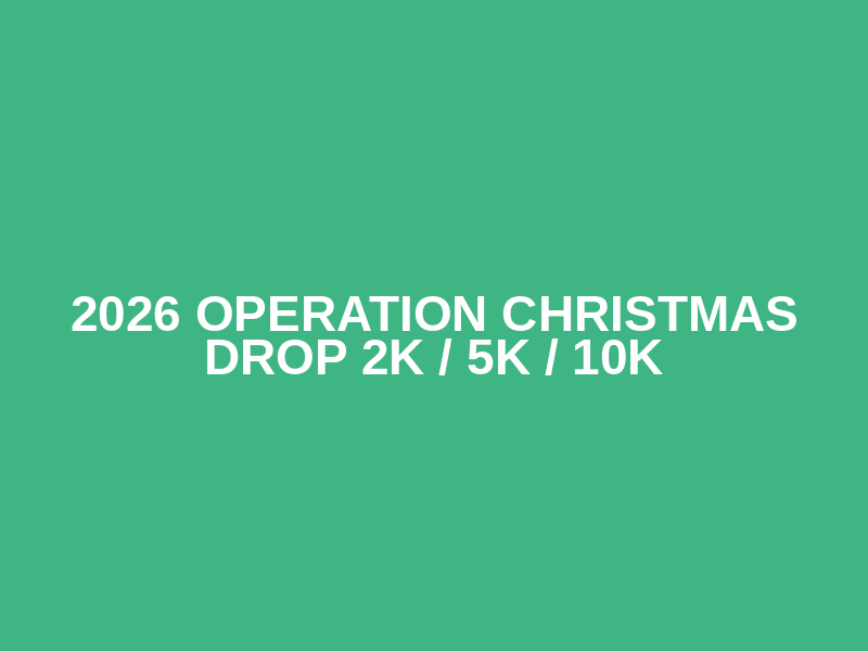 2026 Operation Christmas Drop 2K / 5K / 10K Logo