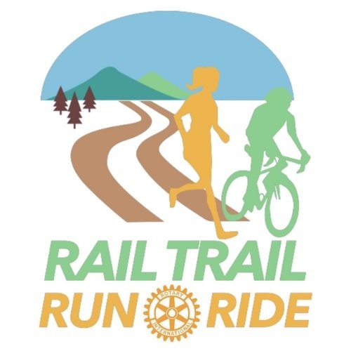2026 Rail Trail Run & Ride Logo