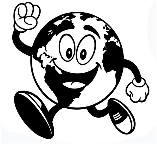 2026 Run to the Center of the World 5K Logo