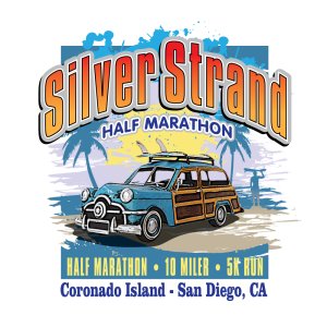 2026 Silver Strand Half Marathon, 10 Miler, 12K & 5K Logo