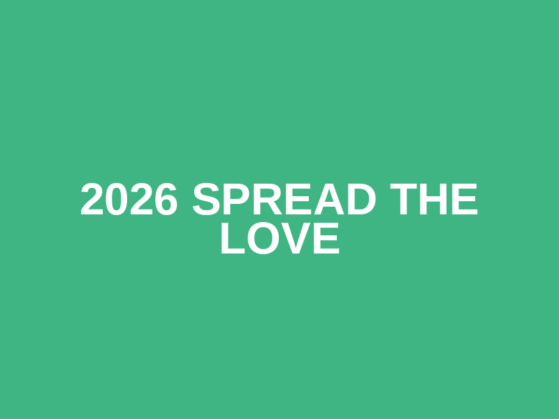 2026 Spread the Love Logo