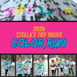 2026 Stella's Toy Drive Color Run to Benefit Maria Fareri Children's Hospital & the Children's Home of Poughkeepsie Logo