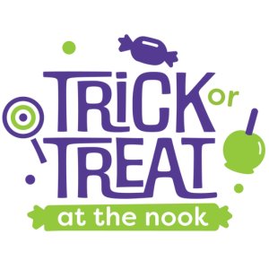 2026 Trick or Treat at The Nook Logo