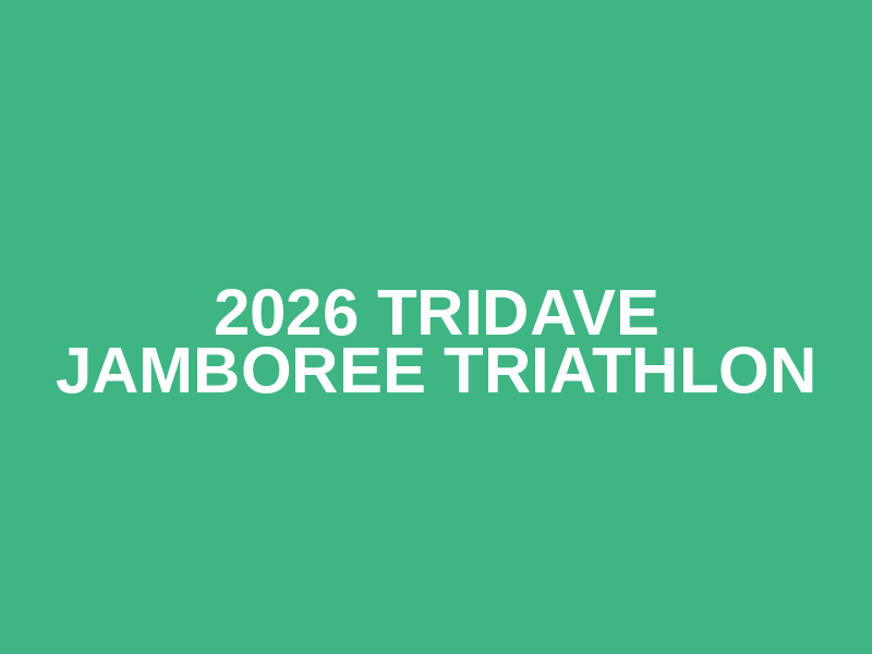 2026 TriDave Jamboree Triathlon Logo