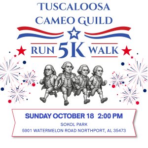 2026 Tuscaloosa Cameo Guild 5K Fun Run & Walk Logo