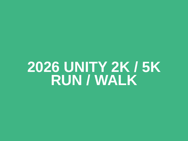2026 Unity 2K / 5K Run / Walk