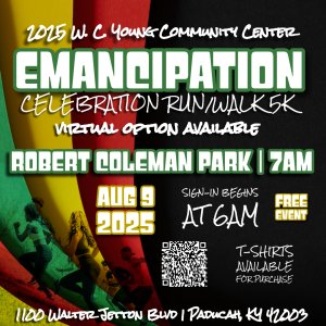 2026 WCYCC Emancipation Celebration 5K Run/Walk Logo