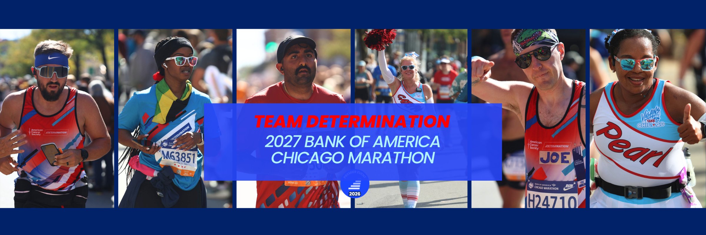 2027 Bank of America Chicago Marathon ACS Team DetermiNation Reservation System Logo