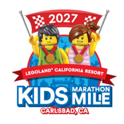 2027 Kids Marathon Mile at LEGOLAND® Logo
