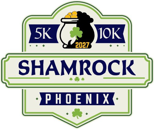 2027 Phoenix Shamrock 10K / 5K Run/Walk Logo