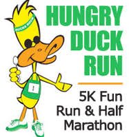 20th Annual Hungry Duck Half Marathon, 10K & 5K Run/Walk Logo