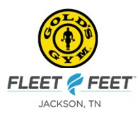22nd Annual Gold’s Gym/Fleet Feet Turkey Day 5K – Jackson TN Logo