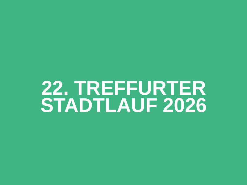 22. Treffurter Stadtlauf 2026 Logo