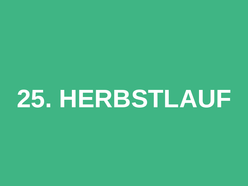 25. Herbstlauf Logo