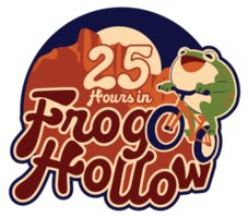 25 Hours in Frog Hollow Logo