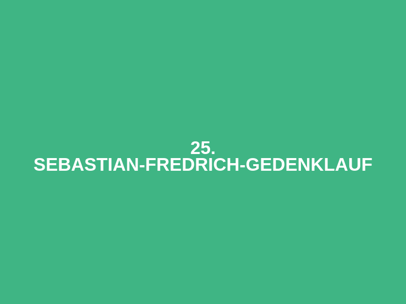 25. Sebastian-Fredrich-Gedenklauf Logo