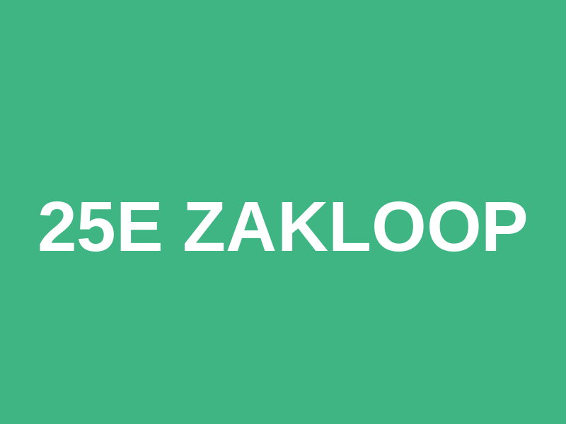 25e Zakloop Logo