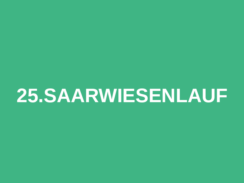 25.Saarwiesenlauf Logo