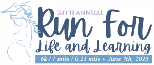 25th Annual Run For Life And Learning Logo