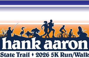 26th Annual Hank Aaron State Trail 5K Run/Walk Logo