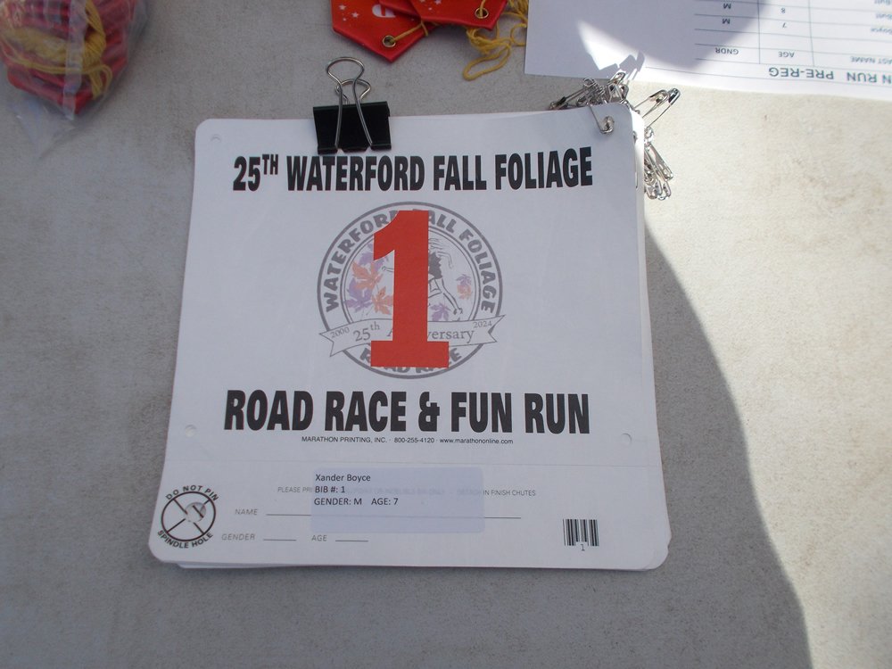 27th Annual Waterford Fall Foliage 5K Road Race/Fitness Walk and 1 Mile Fun Run