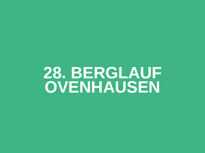 28. Berglauf Ovenhausen Logo