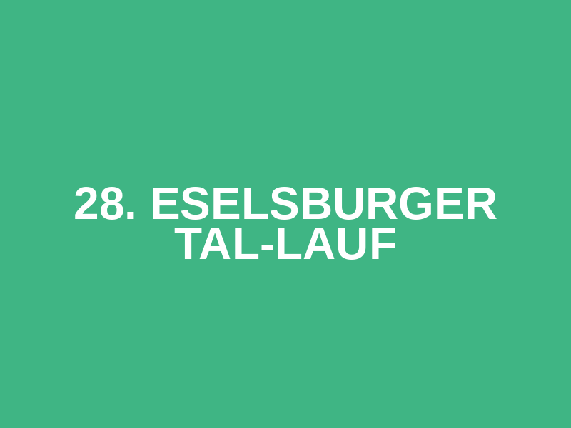 28. Eselsburger Tal-Lauf Logo