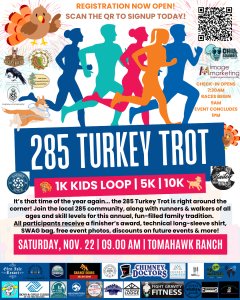285 Turkey Trot - 2026 Logo