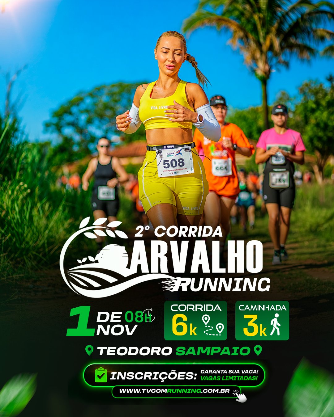 2ª CORRIDA CARVALHO RUNNING TEODORO SAMPAIO SP Logo