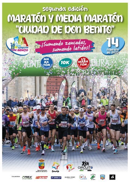 2ª Maratón y Media Maratón Popular Ciudad de Don Benito Logo